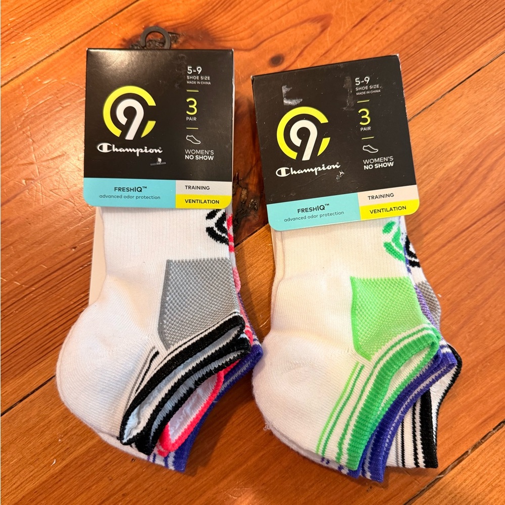 Brand New Women’s Champion Athletic Socks - 2 Packs (6 pairs total)